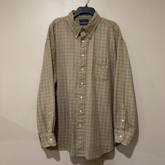 Daniel Cremieux Flannel Button Collar Shirt Size XL - Picture 12 of 12